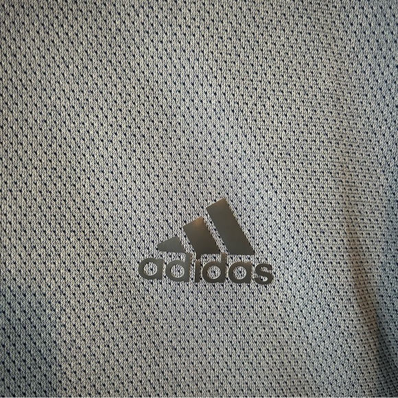 Adidas Mens Golf Polo Light Blue Grey Size 2XL - Picture 3 of 7